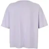 Футболка оверсайз женская Boxy Women, сиреневая с логотипом