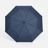 Зонт складной Classic, темно-синий с логотипом