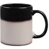 Кружка-хамелеон On Display, матовая, черная с логотипом