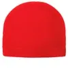 Шапка Fleecy, красная с логотипом