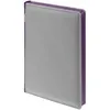 Ежедневник Spain Shall на заказ, недатированный, серый с фиолетовым