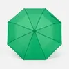 Зонт складной Basic, ver.2, зеленый с логотипом