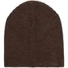 Шапка Dalia, темно-коричневая с логотипом
