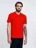Рубашка поло мужская Adam, красная с логотипом