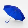 Зонт-трость Promo, синий с логотипом