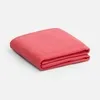 Флисовый плед Warm&Peace XL, розовый (коралловый) с логотипом