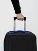 Чемодан Platta, черный с синим