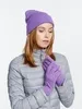 Шапка Urban Flow, фиолетовая с логотипом