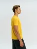 Футболка унисекс Regent 150, желтая с логотипом