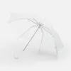 Зонт-трость Promo, белый с логотипом