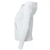 Толстовка женская Hooded Full Zip белая с логотипом