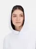 Худи оверсайз унисекс Outshine, белое с логотипом