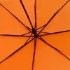 Зонт складной Basic, ver.2, оранжевый с логотипом