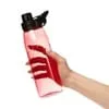 Бутылка для воды Primagrip, красная с логотипом