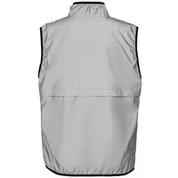 Жилет двусторонний Manifest из светоотражающей ткани, серый с логотипом