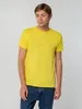 Футболка унисекс T-bolka 140, желтая с логотипом