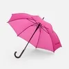 Зонт-трость Standard, ярко-розовый (фуксия) с логотипом