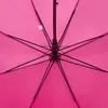 Зонт-трость Standard, ярко-розовый (фуксия) с логотипом