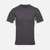 Футболка спортивная унисекс Storm, серая с логотипом