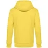 Толстовка с капюшоном унисекс King, желтая с логотипом
