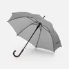 Зонт-трость Standard, серый с логотипом