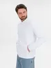 Худи оверсайз унисекс Outshine, белое с логотипом