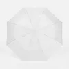 Зонт складной Basic, белый с логотипом