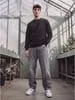 Свитшот Premium Heavy, черный с логотипом
