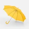 Зонт-трость Promo, желтый с логотипом