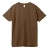 Футболка унисекс Regent 150, коричневая с логотипом