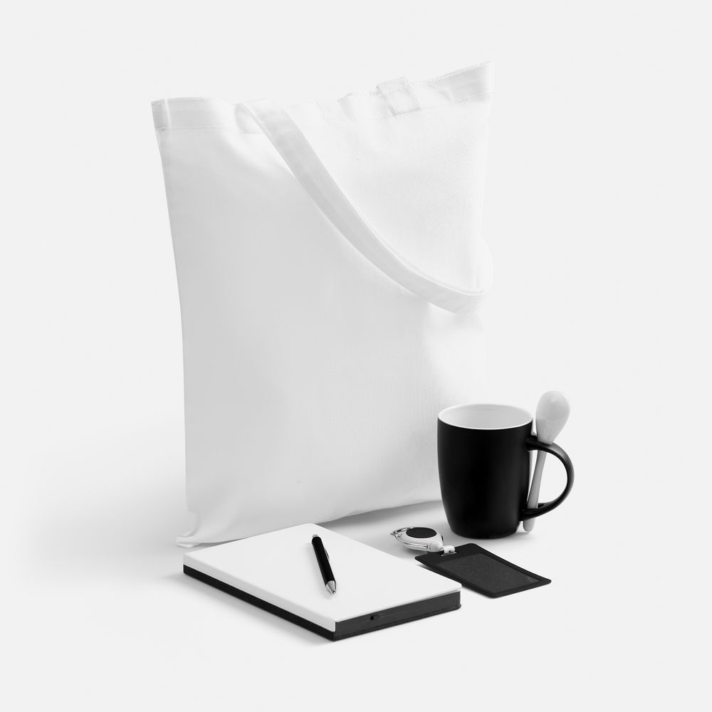 Набор Welcome Pack, черный с белым с логотипом