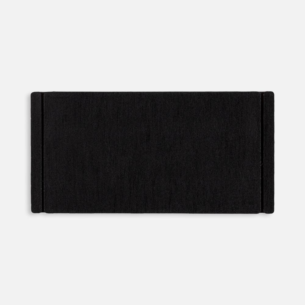 Лейбл из ПВХ Dzeta, XS, черный с логотипом