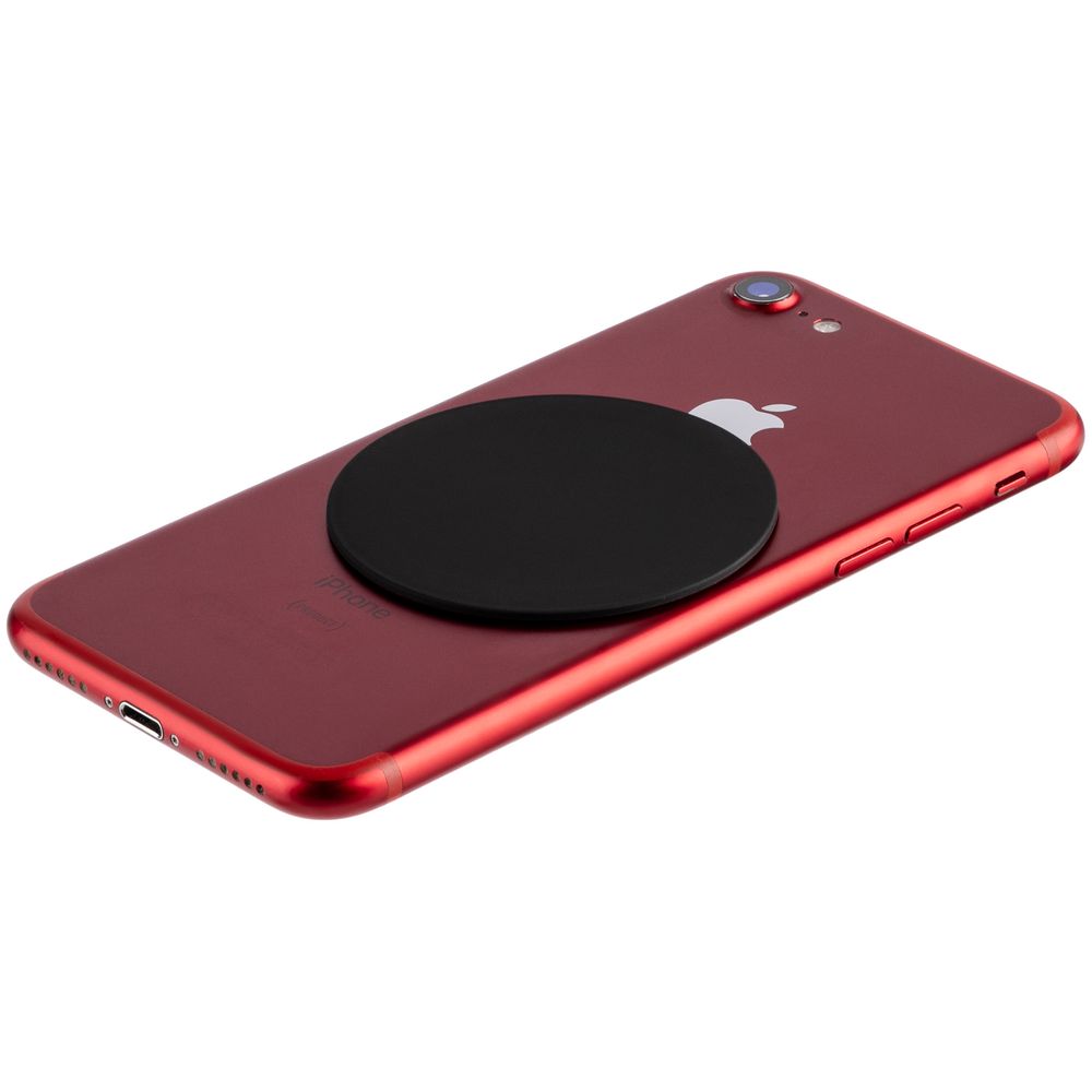 Магнитный стикер-адаптер Magmate, черный с логотипом