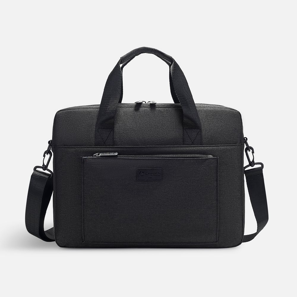 Сумка для ноутбука L275, черная с логотипом