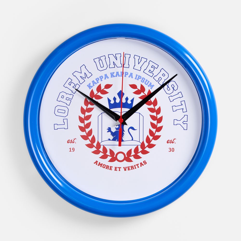 Часы Vivid Small, синие с логотипом