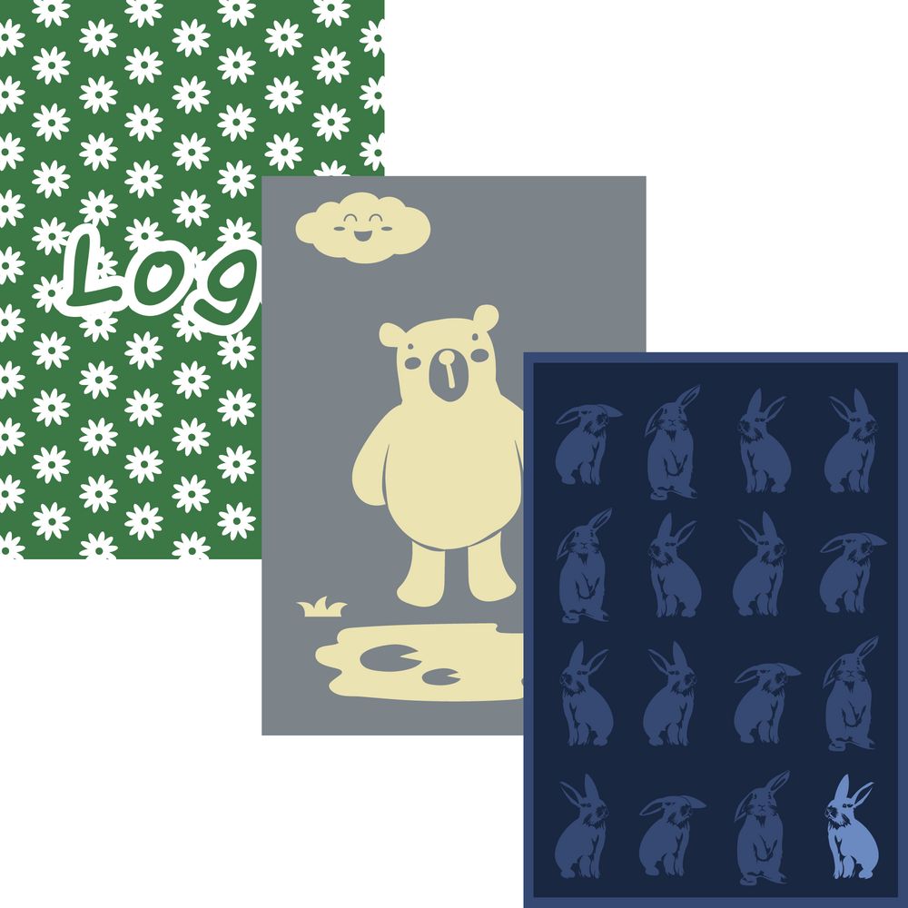 Плед Effect Stereo на заказ, M, полушерсть с логотипом