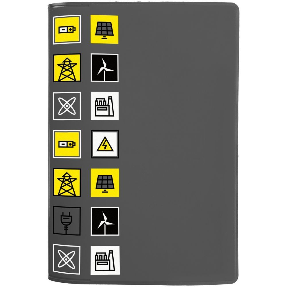 Обложка для паспорта Industry, энергетика с логотипом