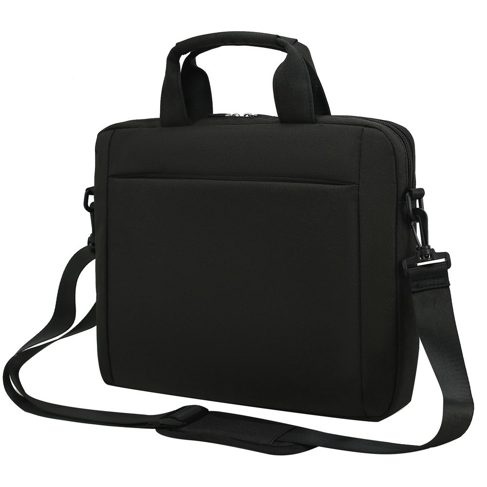 Сумка для ноутбука L224, черная с логотипом