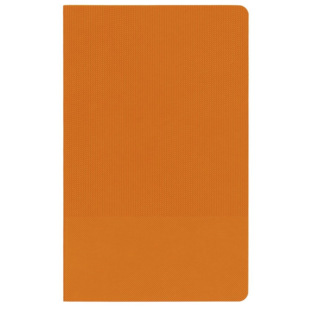 Ежедневник Knit, недатированный, оранжевый с логотипом