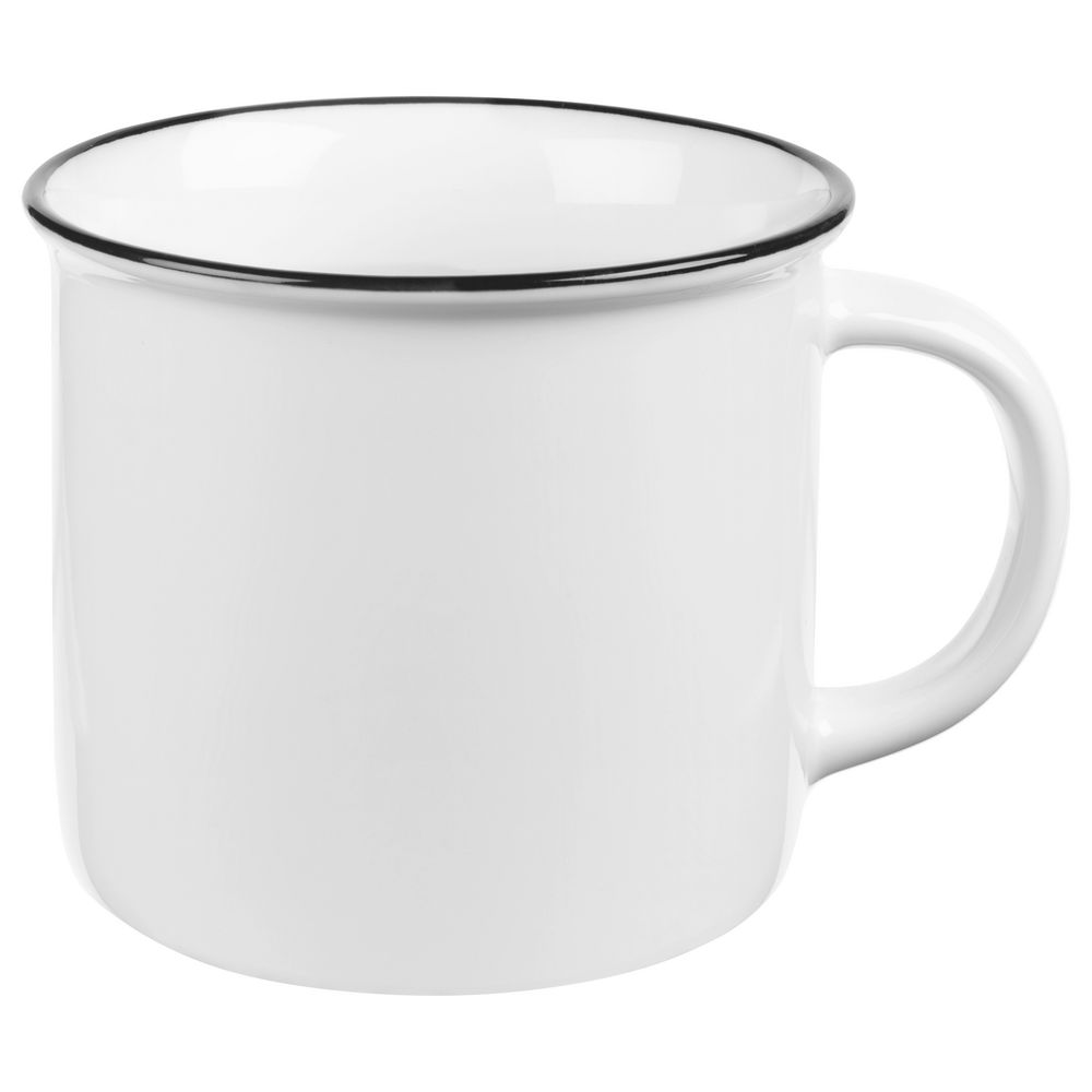 Кружка Dacha, большая, белая с логотипом