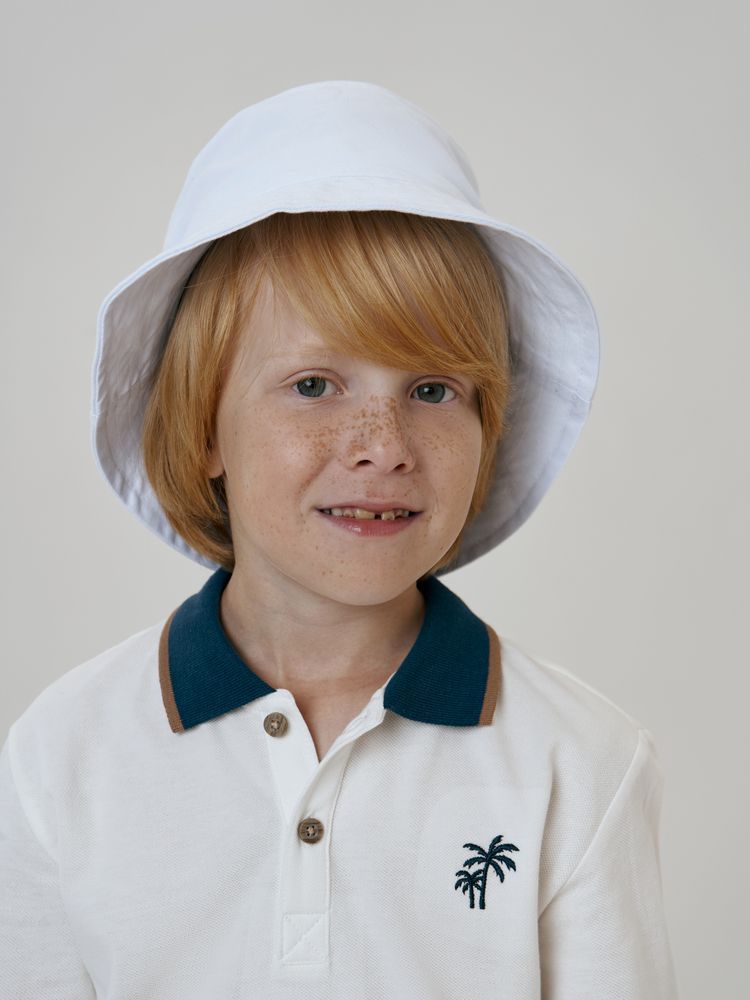 Детская одежда с печатью логотипа. Панама детская Challenge Kids по цене 466 ₽ руб. (артикул 16407.50) Панама детская Challenge Kids, красная