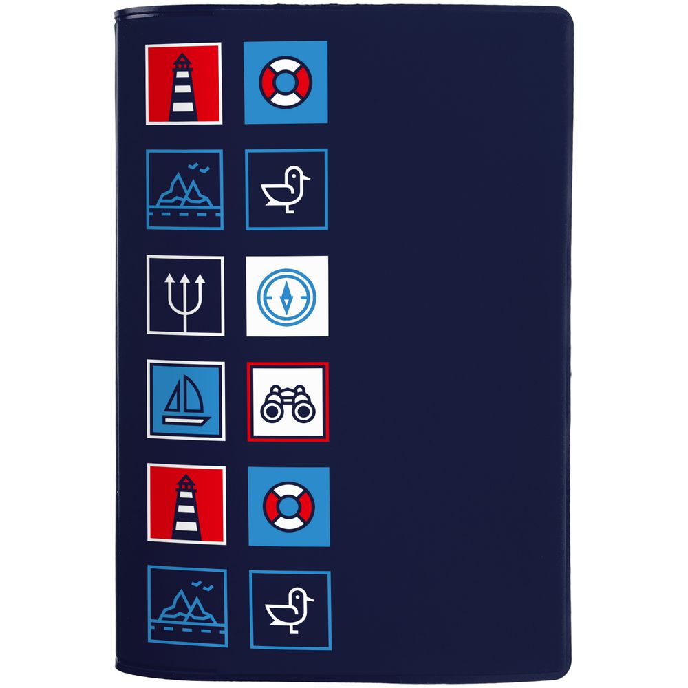 Обложка для паспорта Industry, ver.2, морская с логотипом