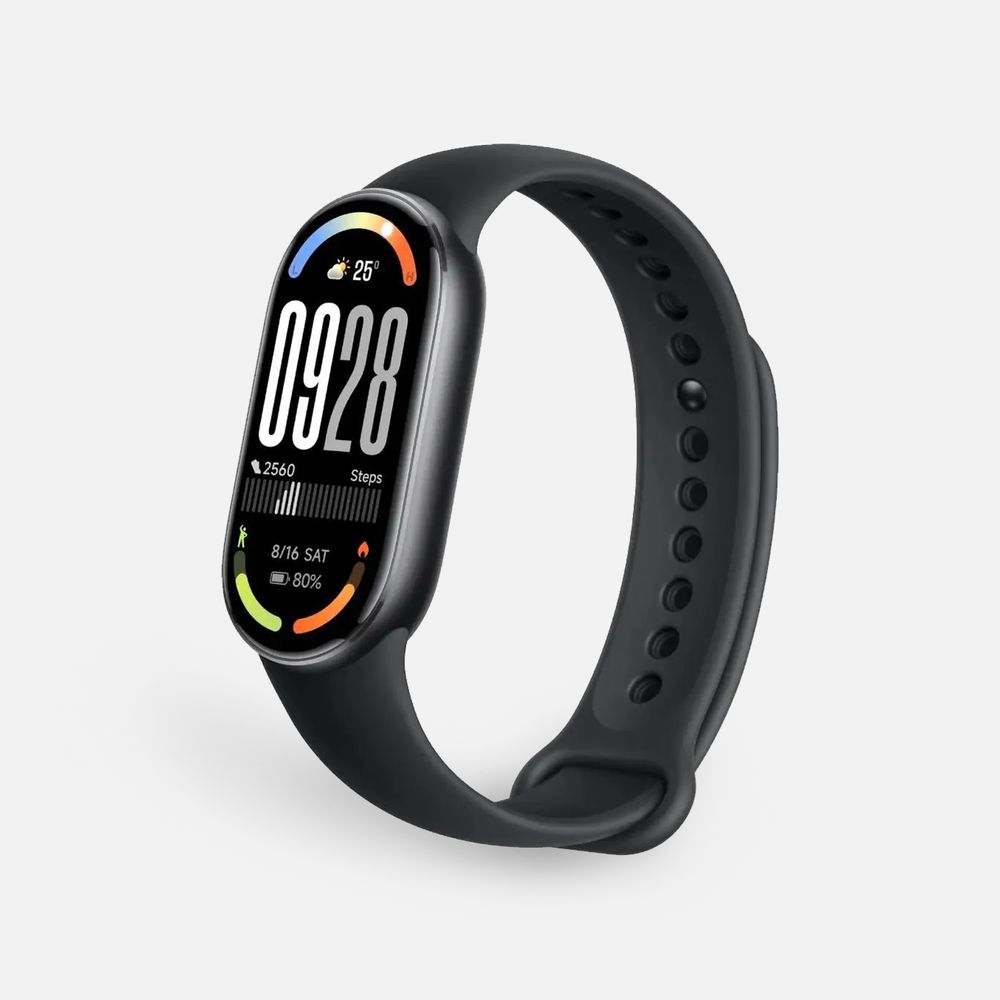 Фитнес-браслет Xiaomi Smart Band 10, черный с логотипом