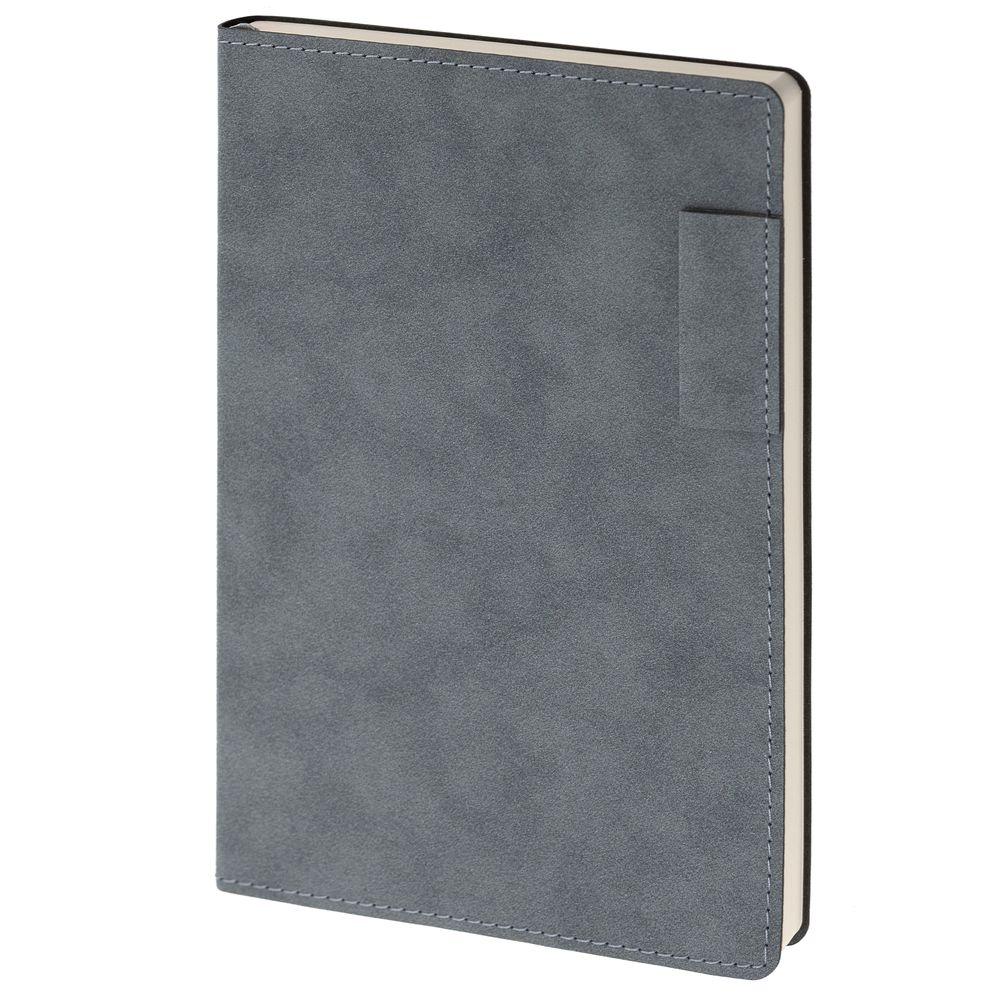 Ежедневник Lable, недатированный, темно-серый с логотипом