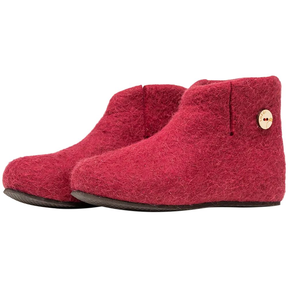 Домашние валенки Wild, розовые (вереск) с логотипом