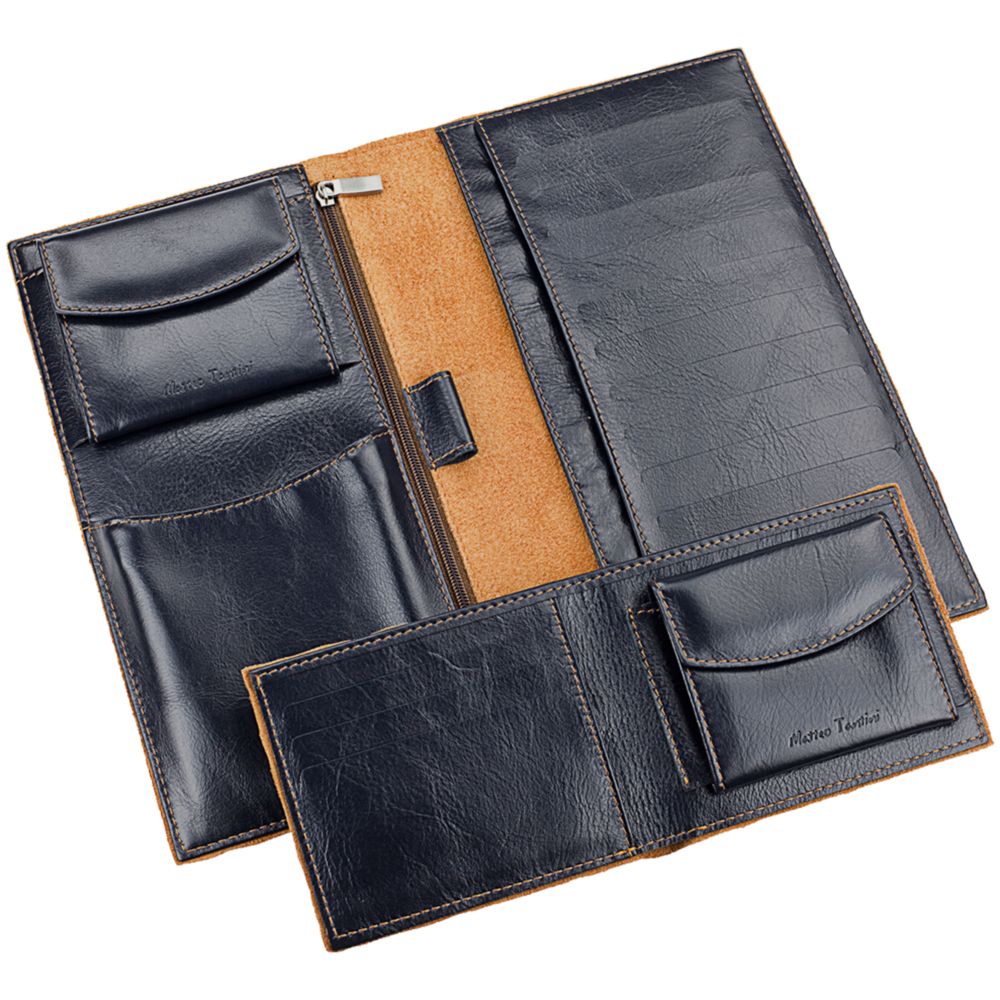 Дорожный набор Palermo, синий с логотипом