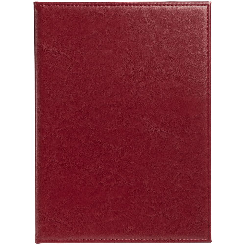 Папка адресная Nebraska, бордовая с логотипом