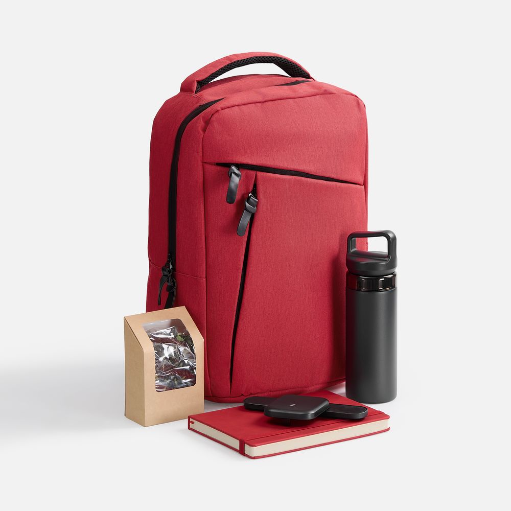 Набор Urban Tea, красный с логотипом