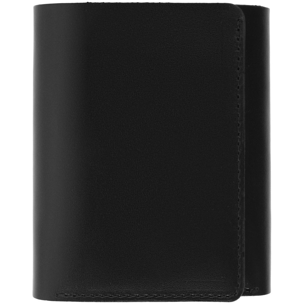 Портмоне inStream, черное с логотипом