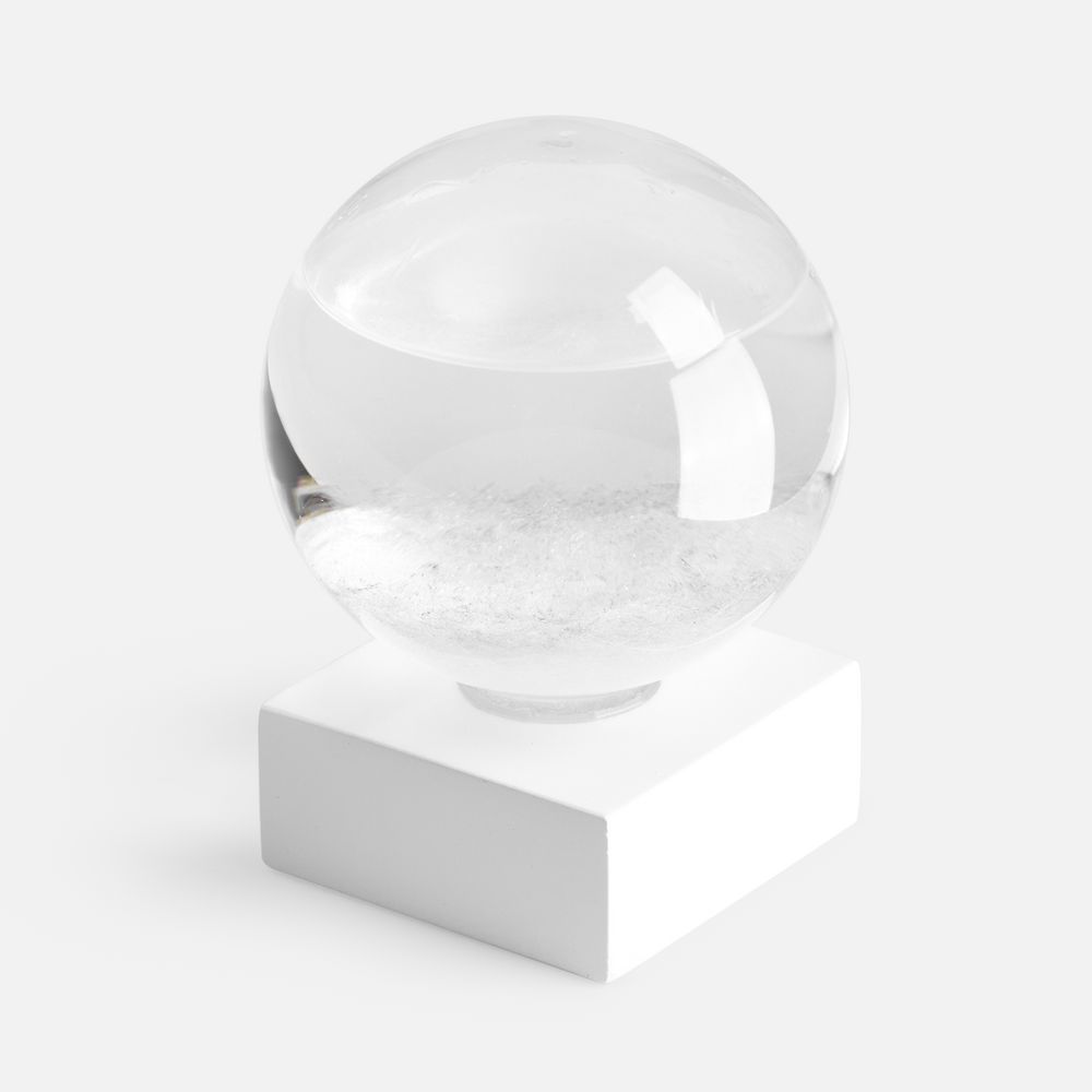 Штормгласс Mystery, белый с логотипом